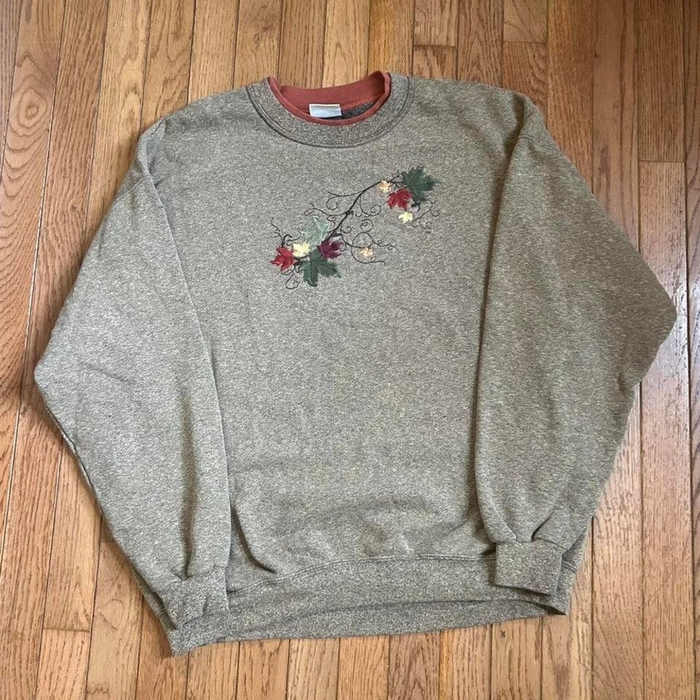 Vintage‎ Earth Tone Graphic Nature Crewneck